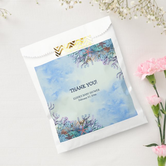 Sacolinha Aquarela sob o Chá de fraldas Maravilha (Selado)