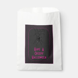 Sacolinha Aranha de Halloween assustadora