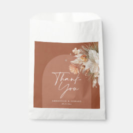 Sacolinha Arca botânica dos Terracotta, relva-pampas moderna