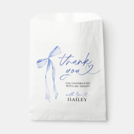 Sacolinha Arco azul Ela é Chá de panela de Casando