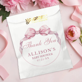 Sacolinha Arco Coquette Favor Bag - Obrigado Rosa Yo