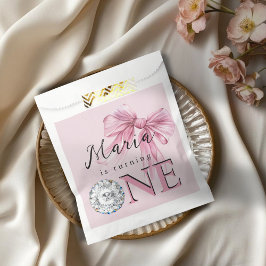 Sacolinha Arco de coquete rosa-faísca 1rua