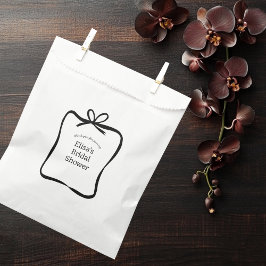 Sacolinha Arco Fita de Fita Elegante Chá de panela PERSONALI