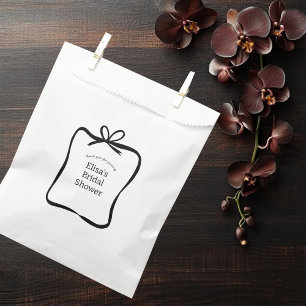 Sacolinha Arco Fita de Fita Elegante Chá de panela PERSONALI