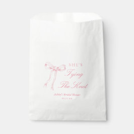 Sacolinha Arco Rosa Ela Está Casando Chá de Noiva