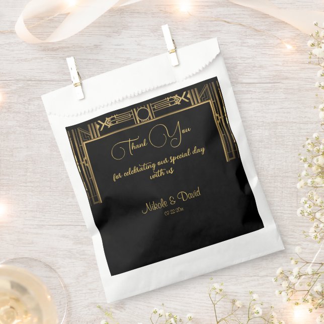 Sacolinha Art Deco Gatsby Wedding (Cortado)