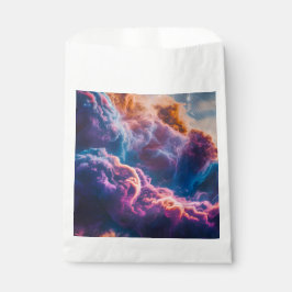 Sacolinha Arte de Nebulosa Espacial Abstrata - Colorida e Có