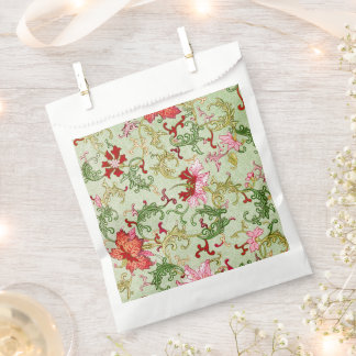 Sacolinha Arte Nova Antiga Chinoiserie Floral Chinesa