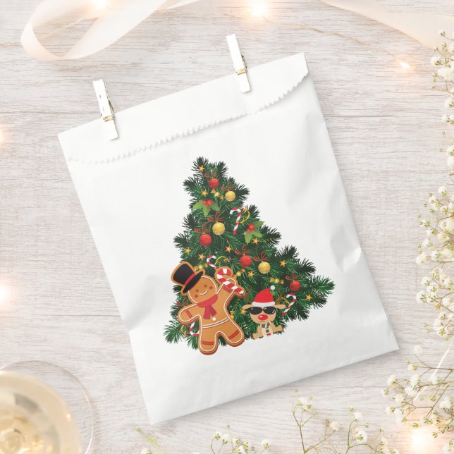 Sacolinha Árvore de Natal e Enfeites  (Cortado)