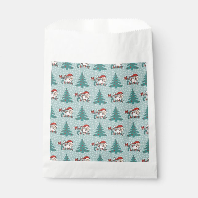 Sacolinha Árvore de Natal e Papai Noel (Frente)