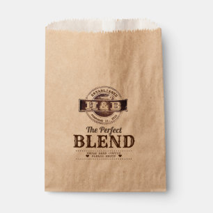 Sacolinha As Bolsas De Favor Do Café De Casamento Perfeito