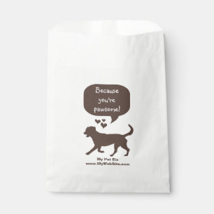 Sacolinha As bolsas de Goodie do negócio do animal de