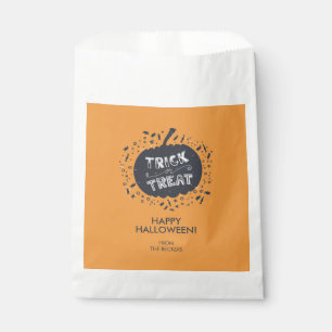 Sacolinha As bolsas do favor do Dia das Bruxas da abóbora d