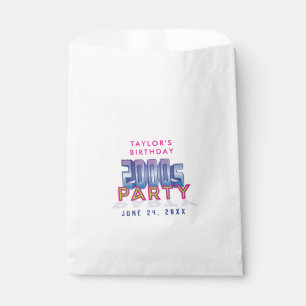 Sacolinha as bolsas do favor do tema do partido 2000s