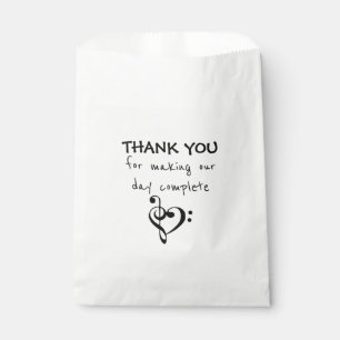 Sacolinha As bolsas Música-temáticos do favor do casamento