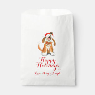 Sacolinha As bolsas personalizadas Natal do presente do cão