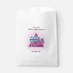 Sacolinha As bolsas retros do favor de partido do anos 80