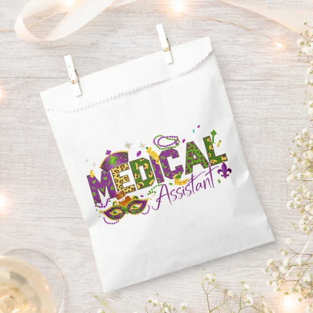 Sacolinha Assistente Médico - Mardi Gras (Cortado)
