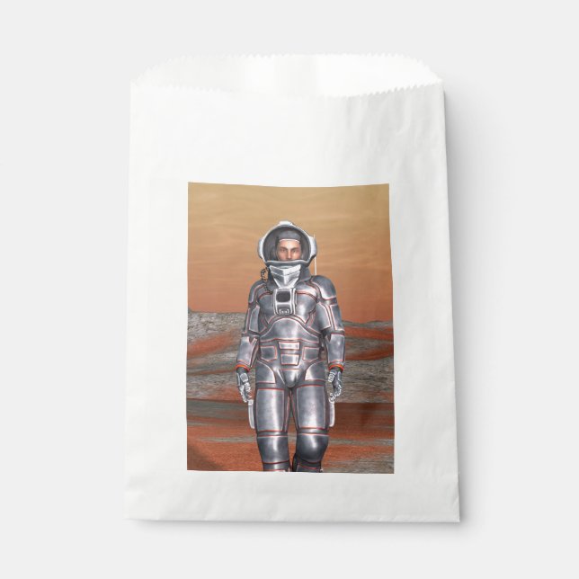 Sacolinha Astronauta Explorador de Marte em Planeta Alien (Frente)