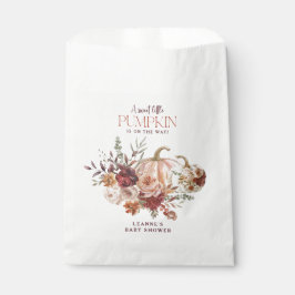 Sacolinha Autumn Blooms 'a little pumpkin' Baby Shower