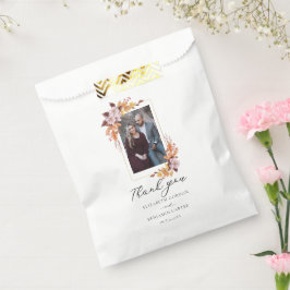 Sacolinha Autumn Fall Floral Wedding Elegante Foto Muito Obr
