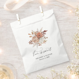 Sacolinha Autumn Rustic Floral Love is Sweet