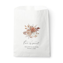 Autumn Rustic Floral Love is Sweet