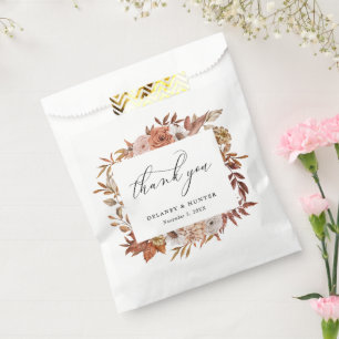 Sacolinha Autumn Rustic Floral Personalizado