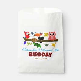 Sacolinha Aves da Selva Bonita no Aniversário do Criança do 