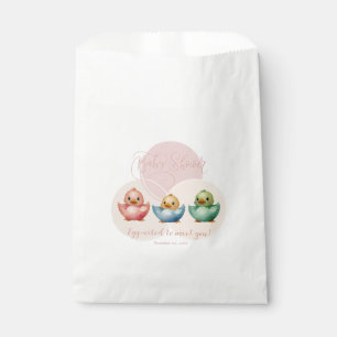 Sacolinha Aves de Ovo de Kawaii Cuta Chá de fraldas Colorido