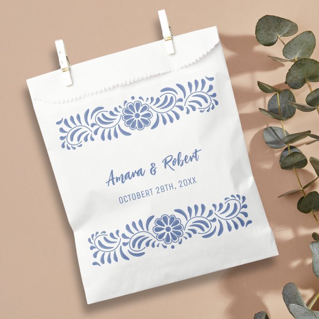 Sacolinha Azul mexicano Talavera (Criador carregado)