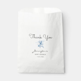 Sacolinha Baby Boy Blue Watercolor Chá de fraldas