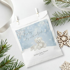 Sacolinha Baby, It's Cold Outside Teddy Bear Winter Keepsake