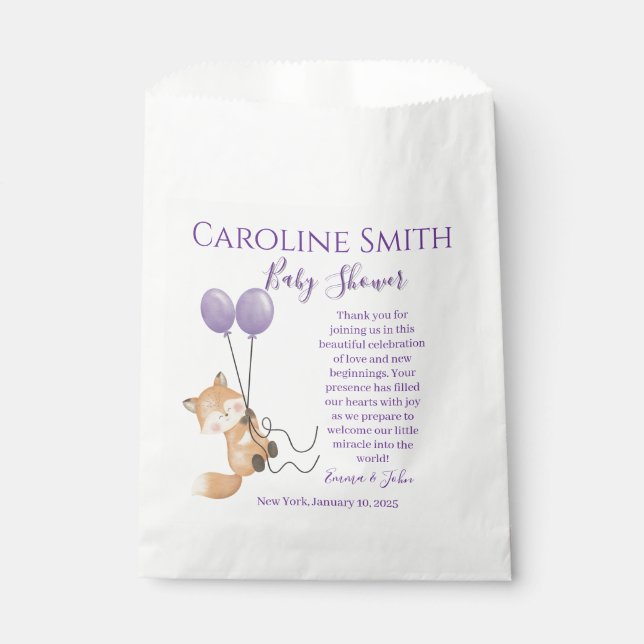 SACOLINHA BABY SHOWER (Frente)