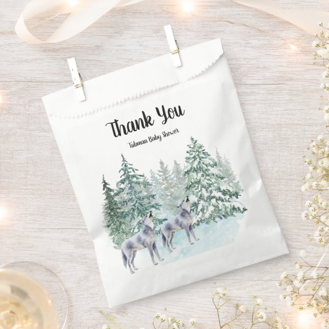 Sacolinha Bag de Favor de Animais Florestais (Cortado)