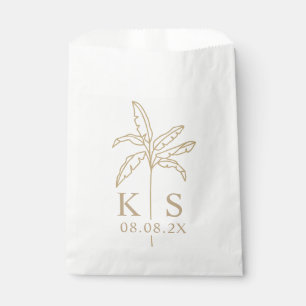Sacolinha Bag de Favor do Logotipo Casado do Monograma Perso