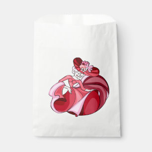 Sacolinha Bag Pink Dancing Favor Girl
