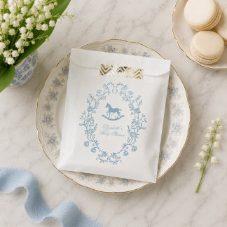 Sacolinha Balanço Preppy Azul Wedgewood Chás de Bebê