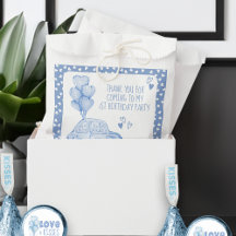 Balão Azul e Carro do primeiro aniversario namorad