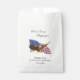 Sacolinha Bandeira Americana e Bag de Favor da Águia