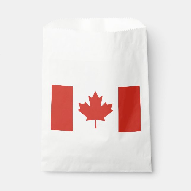 Sacolinha Bandeira Canadense Patriótica (Frente)