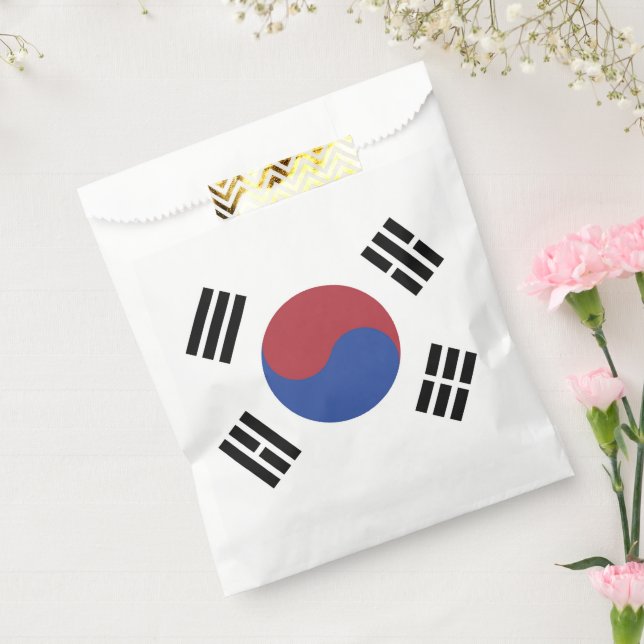 Sacolinha bandeira da Coreia do Sul (Selado)