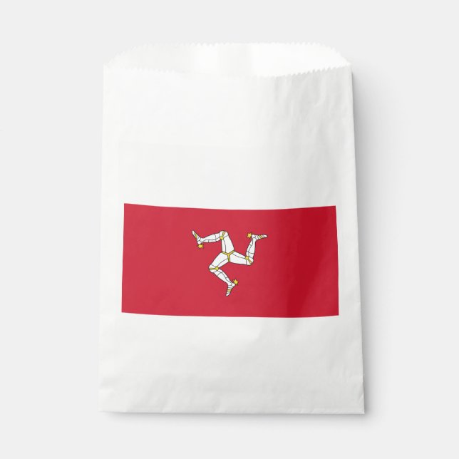 Sacolinha Bandeira da Ilha de Man (Frente)