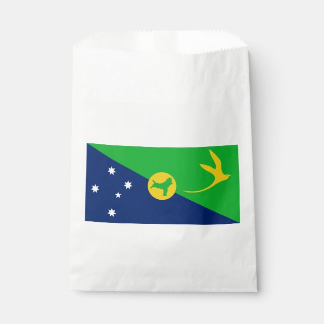 Sacolinha Bandeira da Ilha do Natal (Frente)