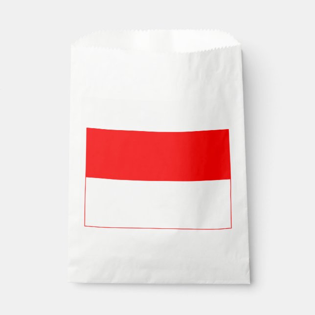 Sacolinha Bandeira da Indonésia (Frente)