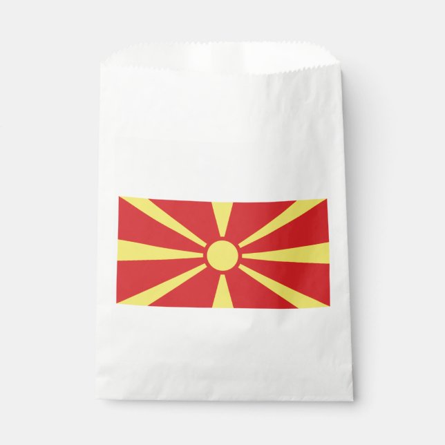 Sacolinha Bandeira da Macedônia do Norte (Frente)