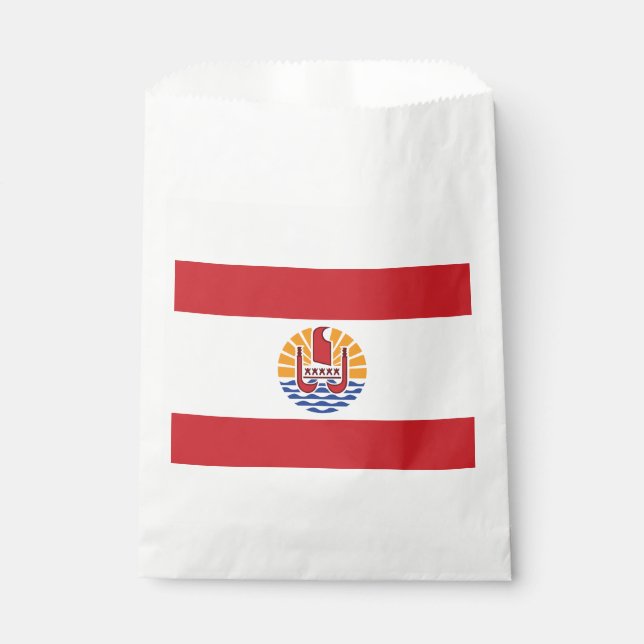Sacolinha Bandeira da Polinésia Francesa (Frente)