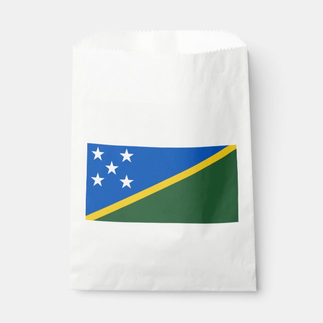 Sacolinha Bandeira das Ilhas Salomão (Frente)