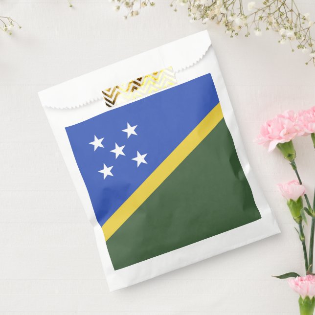 Sacolinha bandeira das Ilhas Salomão (Selado)