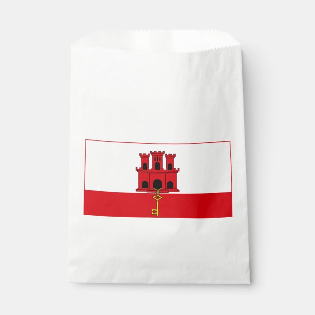 Sacolinha Bandeira de Gibraltar (Frente)